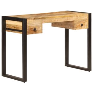 Stôl z mangovníkového dreva s 2 zásuvkami 110x50x77 cm