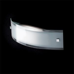 Prisadené nástenné a stropné svietidlo Ideal lux DENIS 005294 - chróm / transparentná / biela