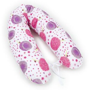 Mamo Tato Dojčiací vankúš - relaxačná poduška Multi Púpavy ružové