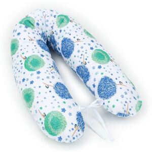 Mamo Tato Dojčiace vankúš - relaxačné poduška Multi Púpavy modré