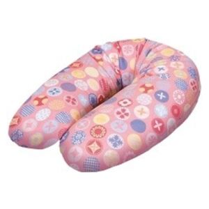 Ceba Dojčiace vankúš - relaxačná poduška Cebuška JERSEY - Kruhy ružové