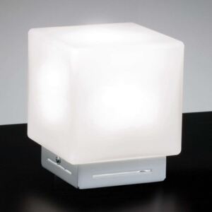 Stolná lampa Cubis, biela