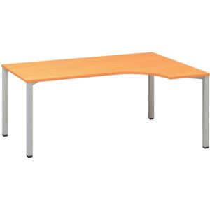 Rohový písací stôl CLASSIC B, pravý, dezén buk