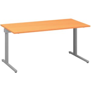 Kancelársky písací stôl CLASSIC C, 1600 x 800 mm, dezén buk