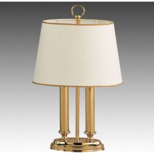 Exkluzívna stolná lampa Queen mini, mosadz