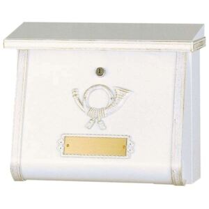 Poštová schránka MULPI bielo-zlatá patinovaná