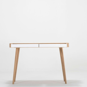 Konzolový stolík z dubového dreva Gazzda Ena, 110 × 42 × 75 cm
