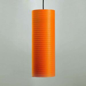 Tube závesná lampa, 30 cm, oranžová