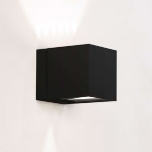 Milan Dau nástenné svetlo kocka up-down čierne