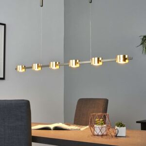 Zlatá úprava – závesná LED lampa Niro stmievateľná