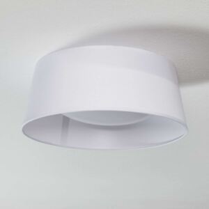 Biele textilné stropné svietidlo Ponts diódy LED