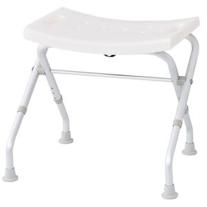 RIDDER Skladacia kúpeľňová stolička 150 kg biela A0050301