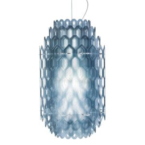 Slamp Chantal – LED závesná lampa 60 cm, modré
