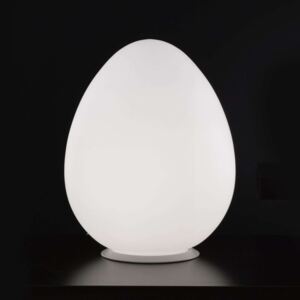 Stolová lampa Alice zo skla v tvare vajca 43 cm