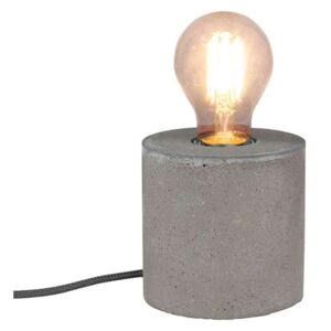 Strong – betónová stolná lampa v okrúhlom tvare