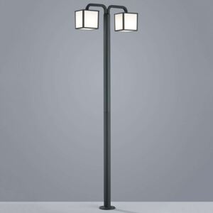 Cubango – stĺpové LED svietidlo s 2 lucernami