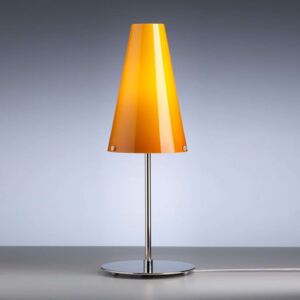 TECNOLUMEN Walter Schnepel stolná lampa oranžová