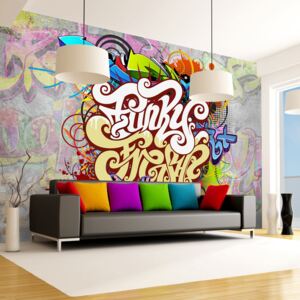 Fototapeta Bimago - Funky Graffiti + lepidlo zadarmo 350x245 cm