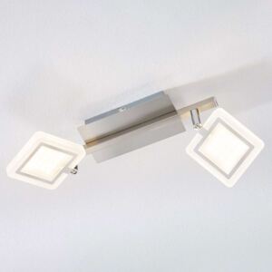 Stropné LED svietidlo Evelina, 2-plameňové