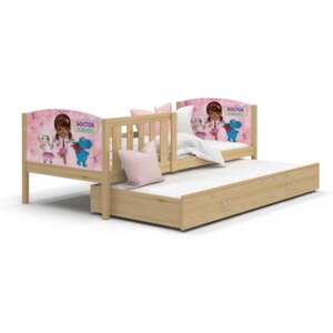 Detská posteľ s prístelkou TAMI R2 - 200x90 cm - DOCTOR OF plushies - dekor borovica