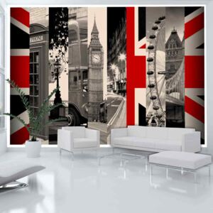 Fototapeta - Symbols of London 100x70 cm