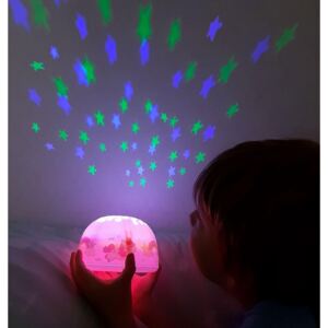 Dětská LED lampička s projektorem noční oblohy Unicorn