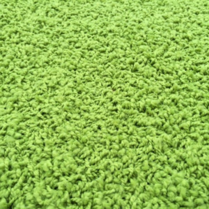 Vopi koberce Kusový zelený koberec Color Shaggy štvorec - 400x400 cm