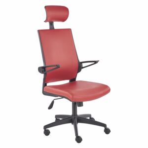 HALMAR Ducat kancelárska stolička s podrúčkami červená