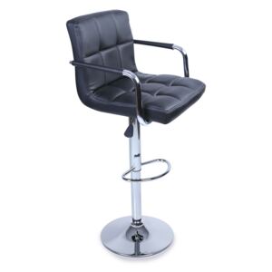 Tresko Barová stolička s područkami BH012 Black