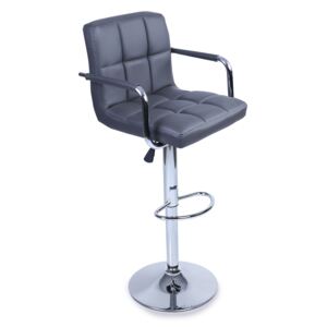 Tresko Barová stolička s područkami BH015 Grey