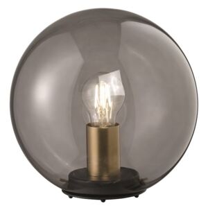 Stolná dizajnová lampa DINI 50282 dymové sklo D25cm