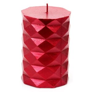 Červená sviečka Unimasa Fashion, výška 10 cm
