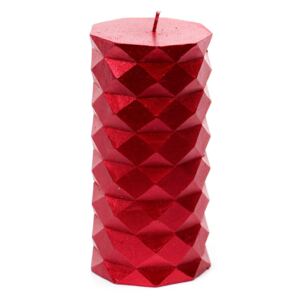 Červená sviečka Unimasa Fashion, výška 13,8 cm