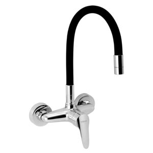 Ferro 94480,0C drezová batéria s elastickým ramenom 150mm, čierna-chróm