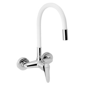 Ferro 94480,0B drezová batéria s elastickým ramenom 150mm, biela-chróm
