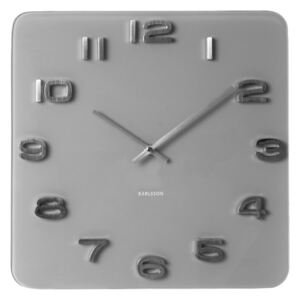 KARLSSON Nástenné hodiny Vintage šedé
