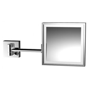EMCO Art kozmetické nástenné zrkadlo štorcové s LED osvetlením chróm 109500119