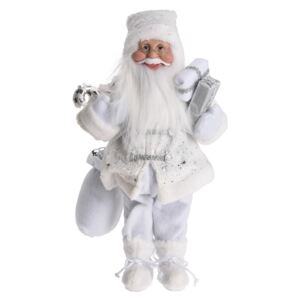 Santa Claus – biely 45 cm