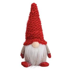 Vianočný škriatok Cukráčik 18 cm S červenou čiapkou