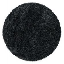 Ayyildiz koberce Kusový koberec Fluffy Shaggy 3500 anthrazit kruh - 200x200 (priemer) kruh cm