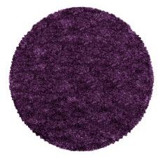Ayyildiz koberce Kusový koberec Fluffy Shaggy 3500 lila kruh - 200x200 (priemer) kruh cm
