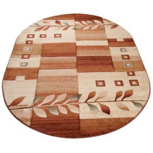 Kusový koberec Rami hnedý ovál ., Velikosti 60x100cm