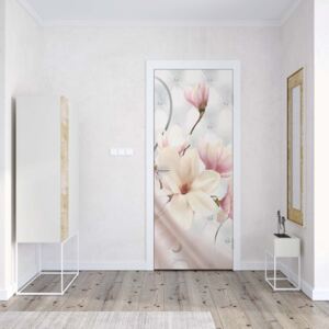 GLIX Fototapeta na dvere - Magnolia Flowers Luxury Design Pink