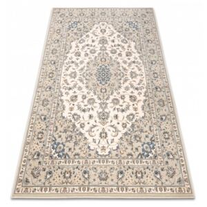 Vlnený kusový koberec Alim krémovo modrý, Velikosti 160x230cm