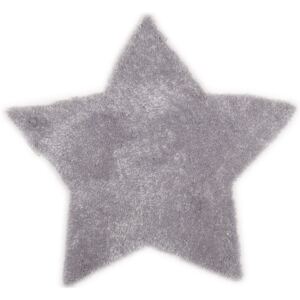 Koberec SOFT STAR sivý - 100x100 cm