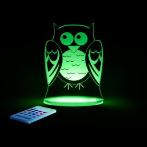 Detské LED nočné svetielko Aloka Owl