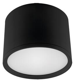 Strühm STRÜHM Stropné bodové prisadené svietidlo ROLEN LED 7W BLACK Neutral White 3780