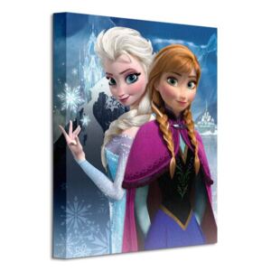 Obraz na plátne Disney Frozen anna and Elsa 30x40 WDC92510