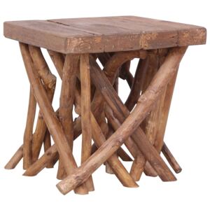Konferenčný stolík z polien 40x40x40 cm drevený masív