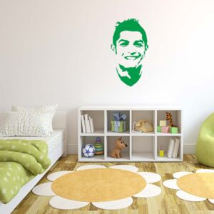 GLIX Ronaldo - nálepka na stenu Svetlo zelená 50 x 90 cm